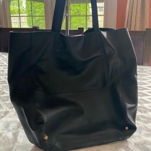 Saks Fifth Ave leather tote